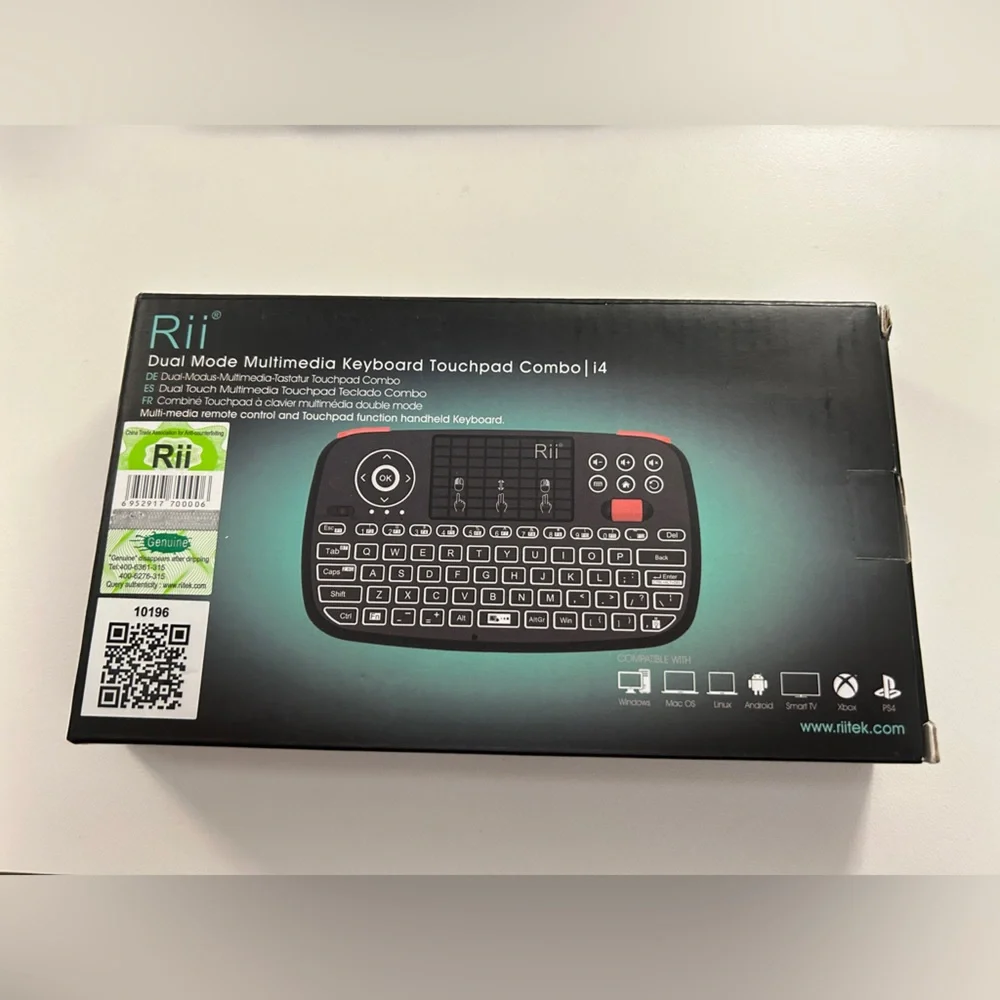 Black Wireless Tablet Keyboard with Touchpad